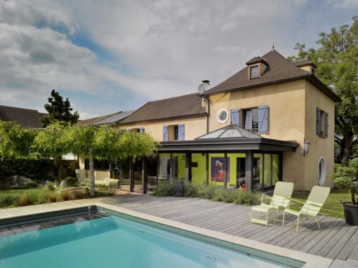 Une Villa Véranda à l’intérieur très coloré