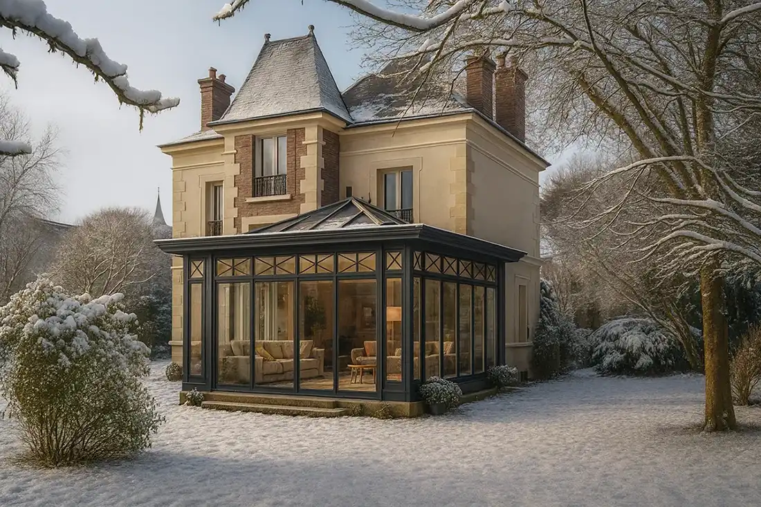 veranda essonne hiver